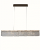 Lampa wisząca LED dekoracyjna listwa 110cm designerska szklana Everest P0678 Maxlight 